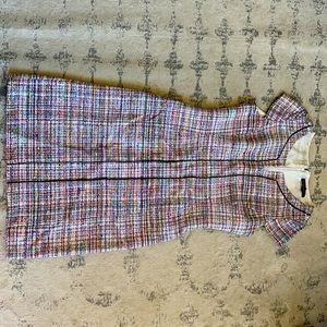 Brooks Brothers, 6, rainbow twill sheath dress